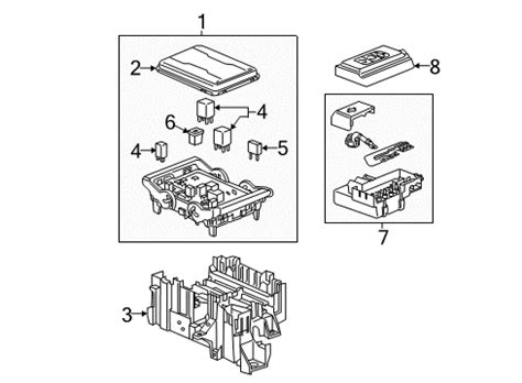 2018 silverado power distribution box|OEM GM 84095551 .